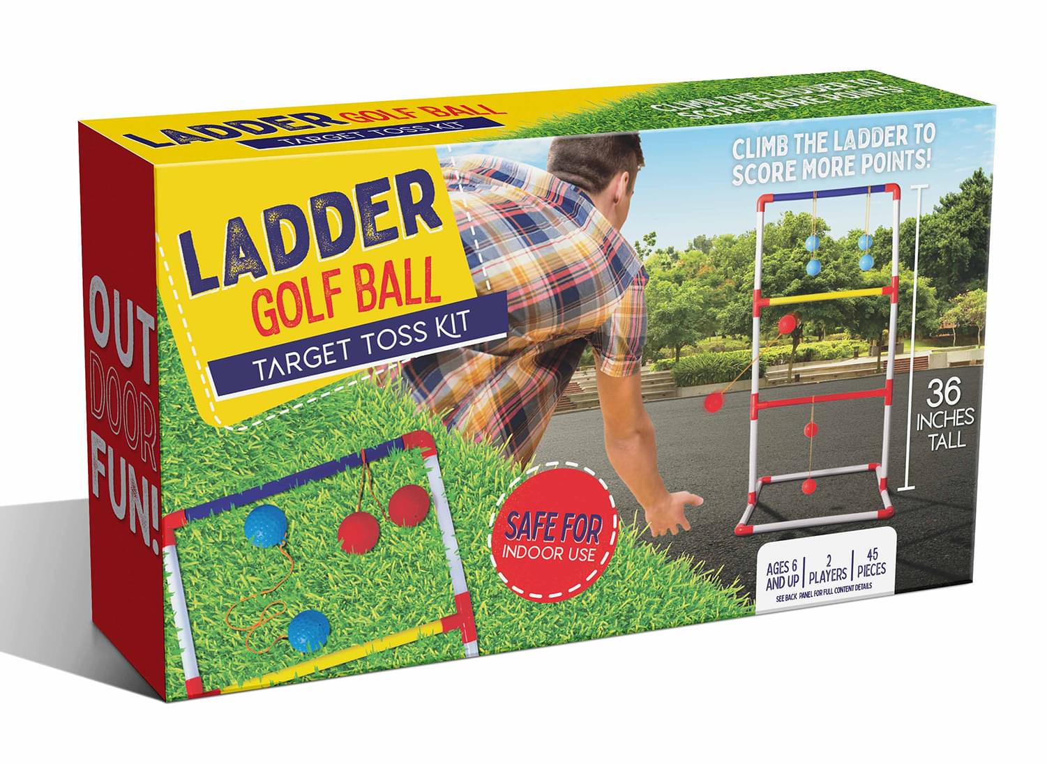 Ladder Golf Ball Target Toss Outdoor Family Game