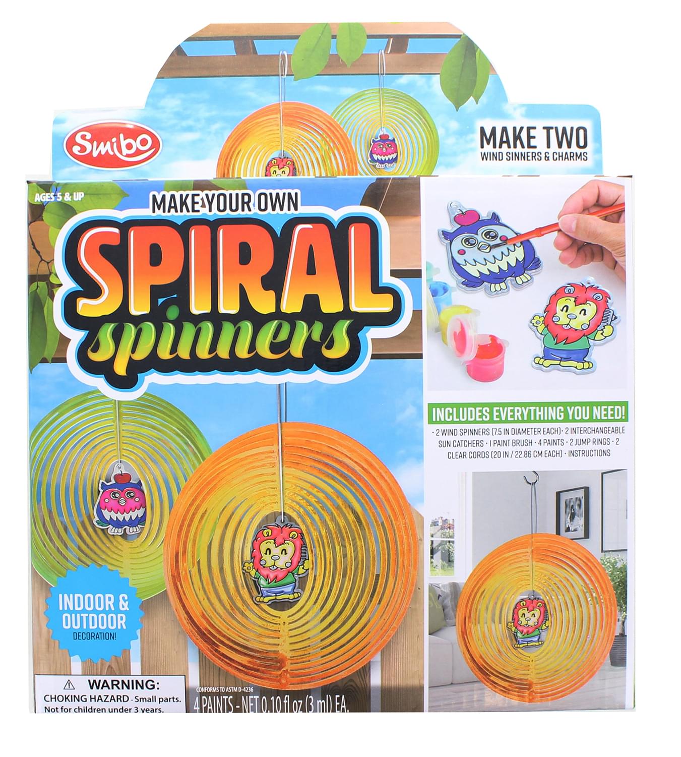 Make Your Own Spiral Spinners Craft Kit | Makes 2