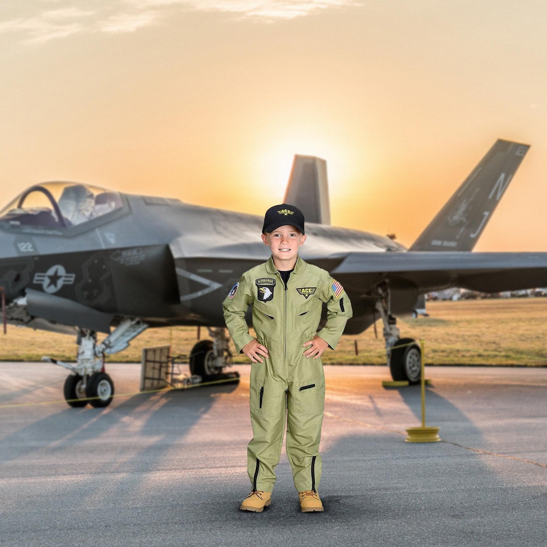 Fighter Pilot Child Costume