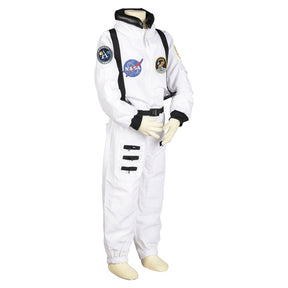 Jr Astronaut Suit (White) W/Cap Child Costume