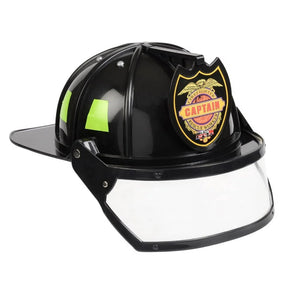 Firefighter Adult Costume Black Helmet