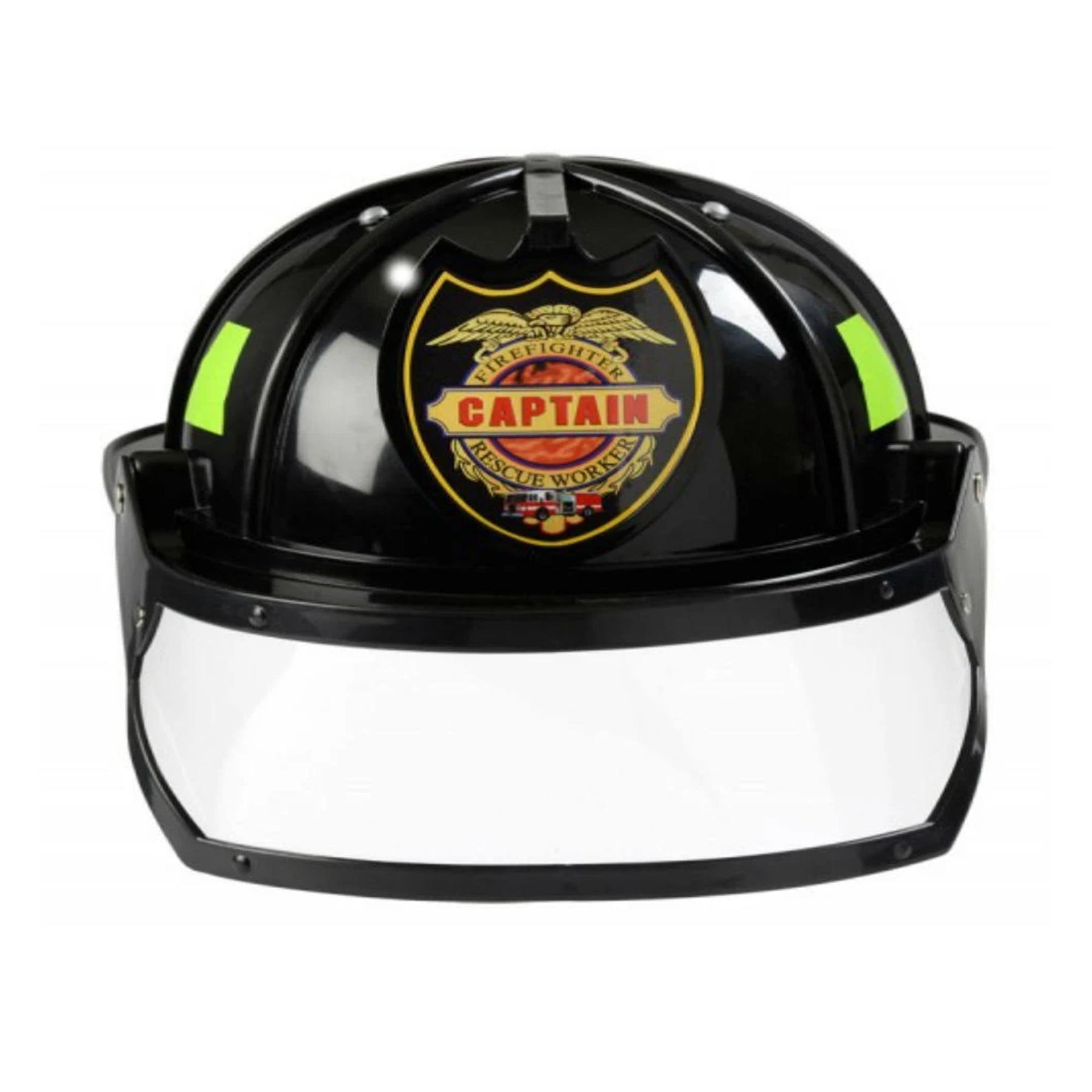 Firefighter Adult Costume Black Helmet