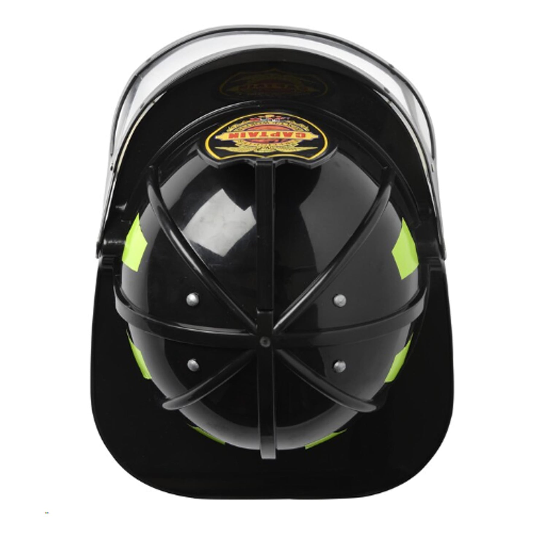 Firefighter Adult Costume Black Helmet