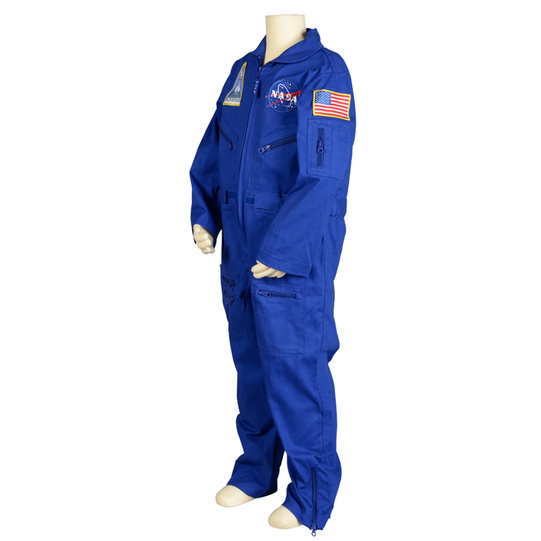 Jr. NASA Flight Suit & Embroidered Cap Costume Child Toddler