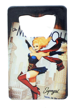 DC Comics Bombshells Supergirl Credit Card Bottle Opener