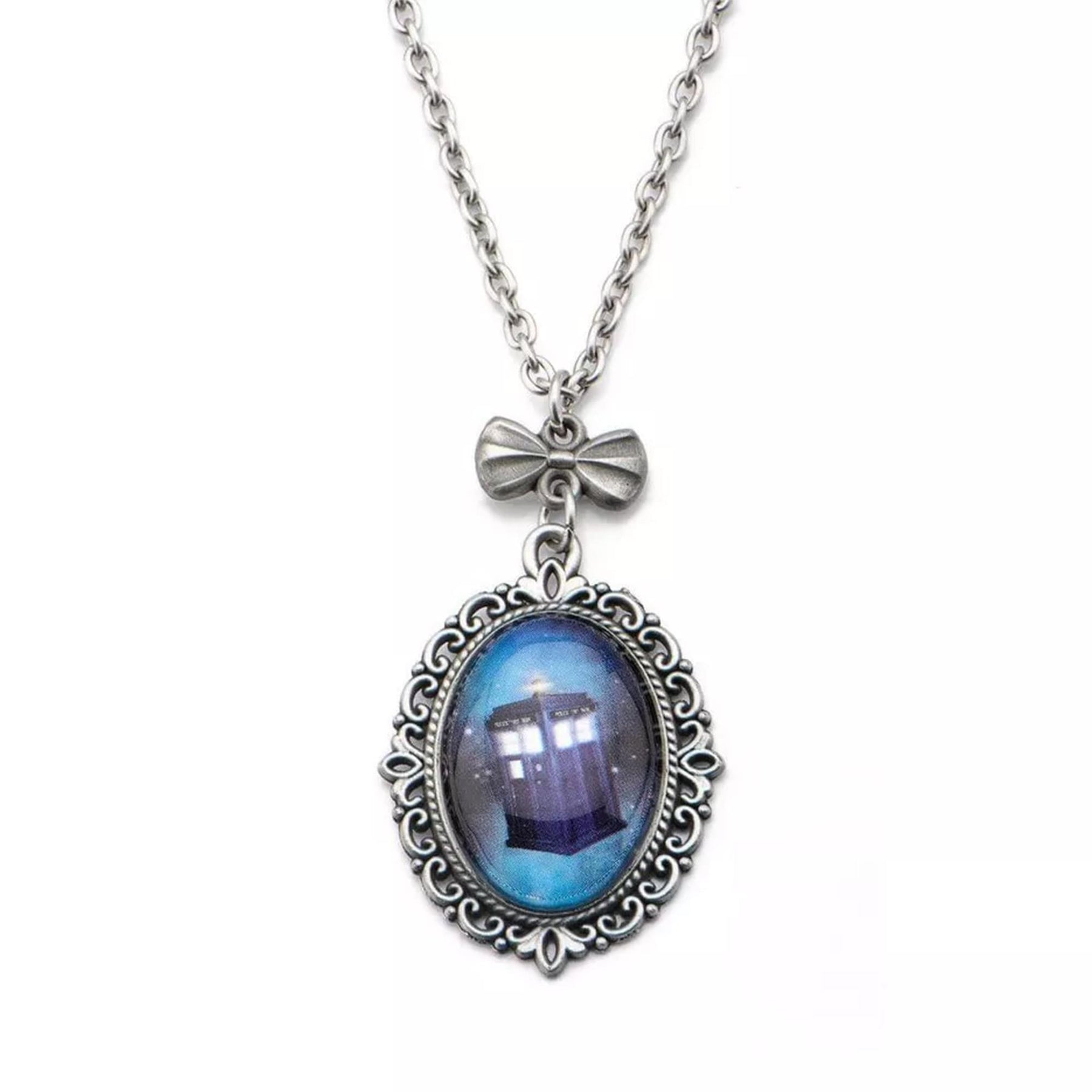 Doctor Who Tardis Cameo Necklace