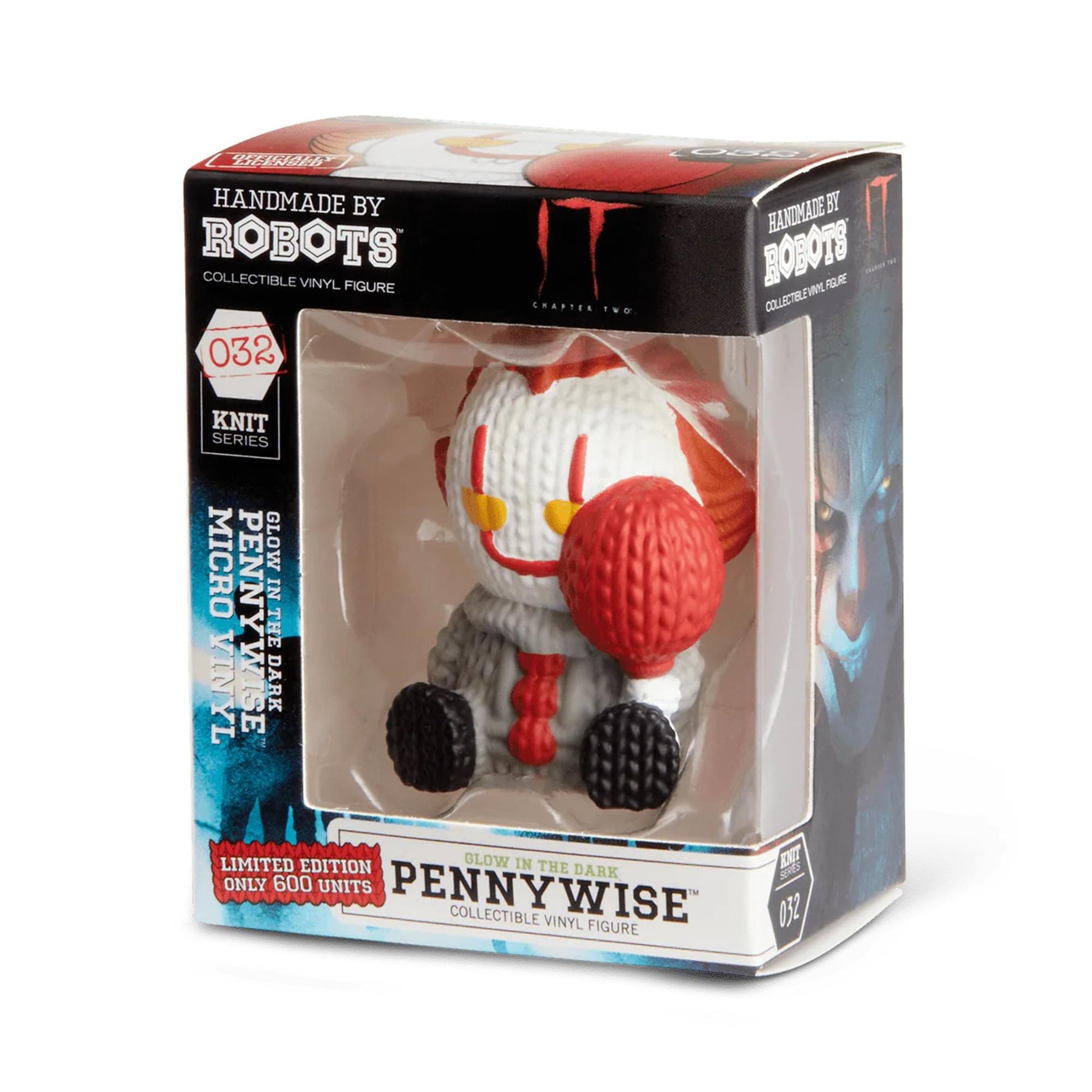 IT Handmade By Robots #032 Pennywise GITD Micro Vinyl Figure