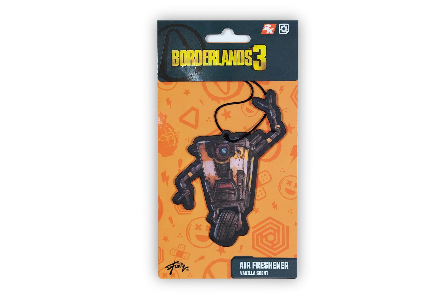 Borderlands Claptrap Hanging Air Freshener - Vanilla Scented