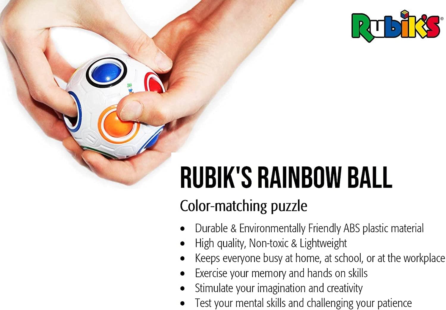 Rubiks 3 Piece Gift Set | Rainbow Ball | 2x Magic Stars