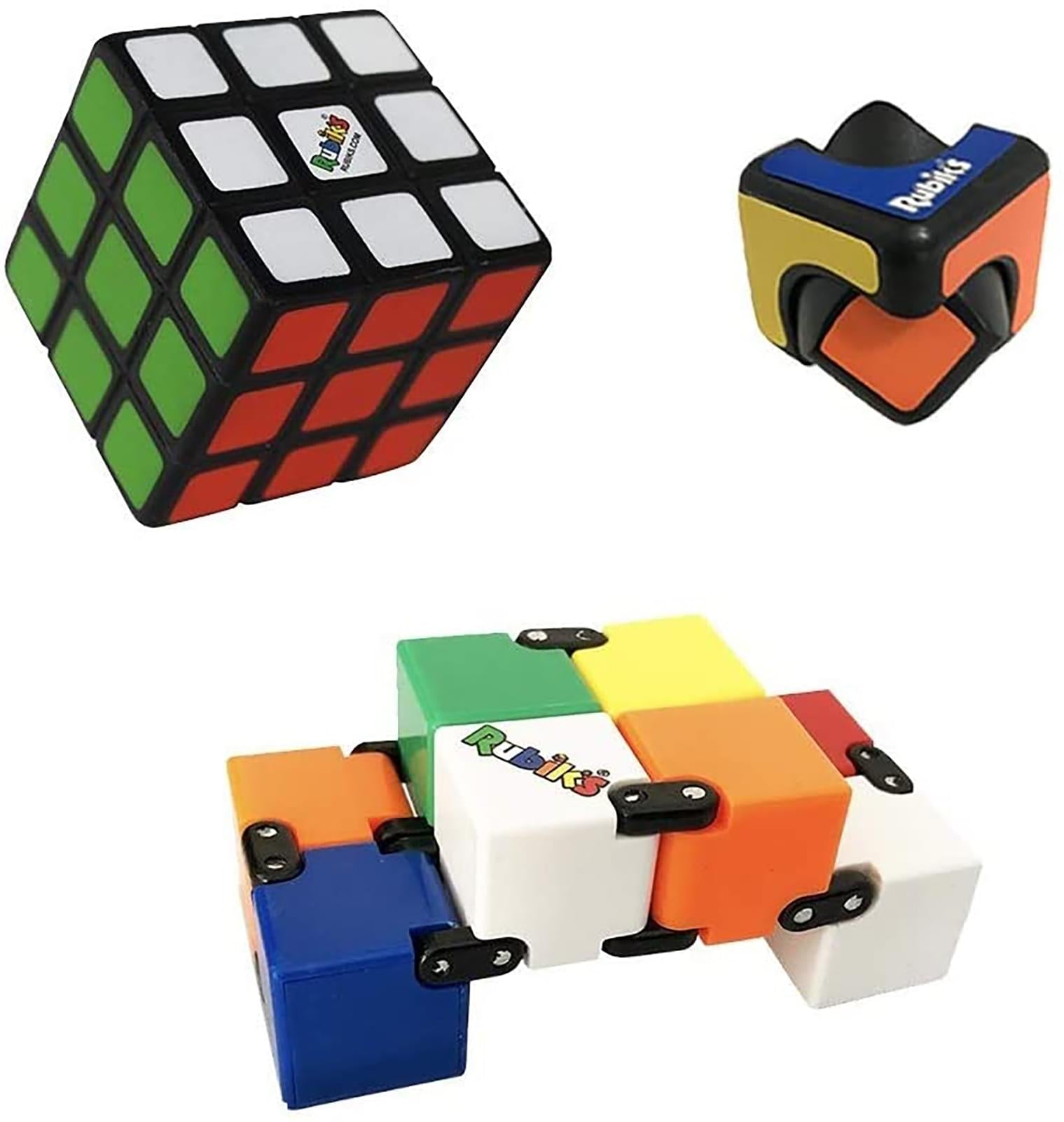 Rubiks 3 Piece Gift Set | Squishy Cube | Infinity Cube | Spin Cublet