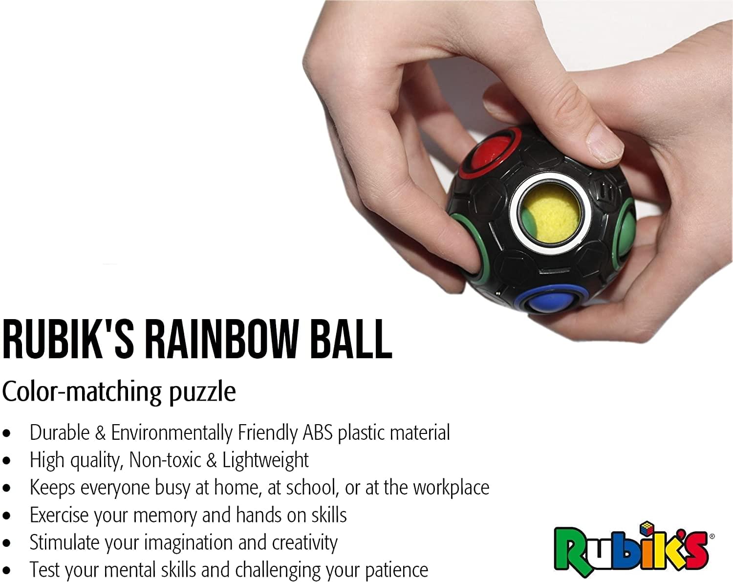 Rubiks Cube Rainbow Ball Color Matching Puzzle