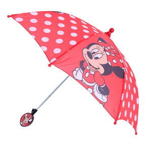 Disney Minnie Mouse 21-Inch Kid's Umbrella With Clamshell Handle