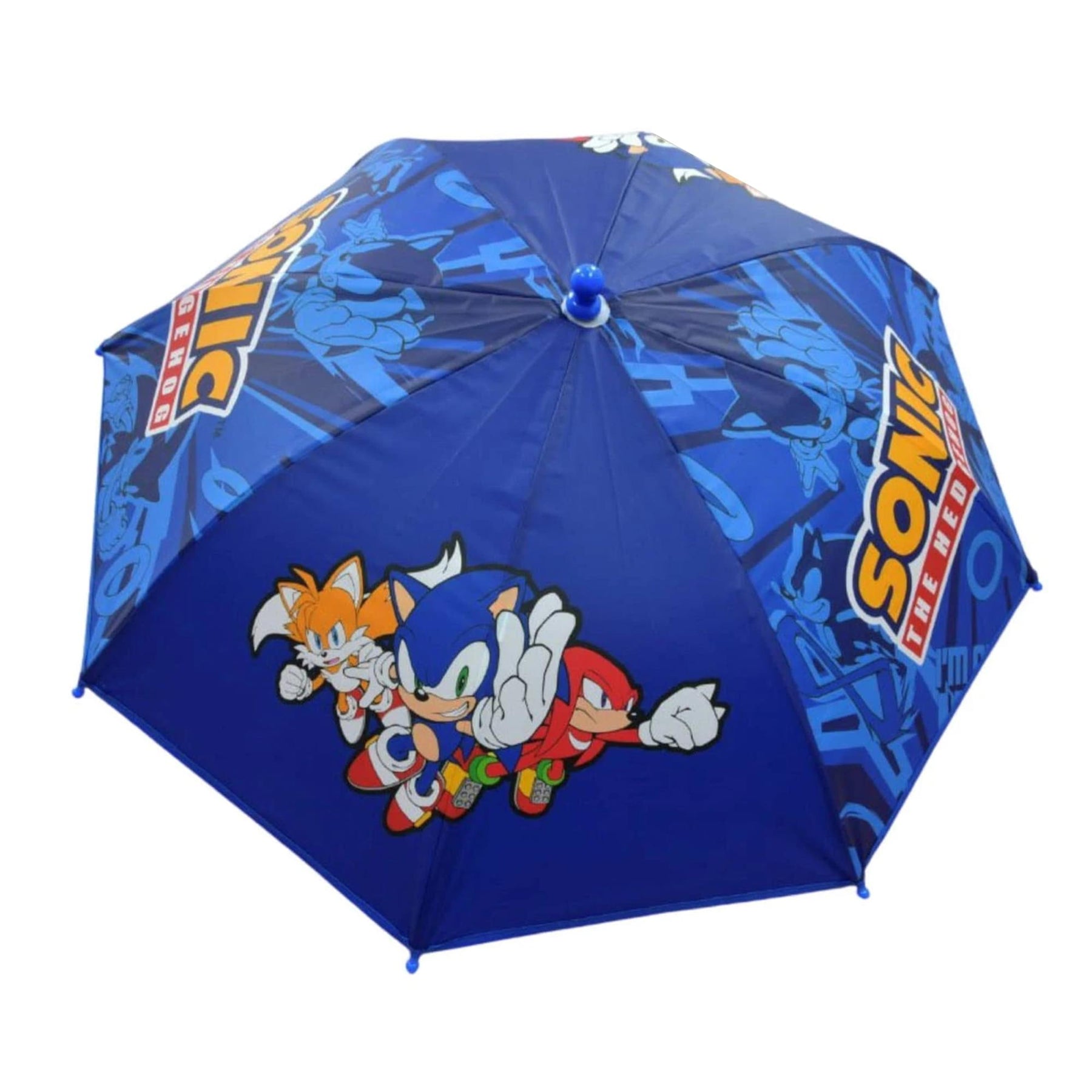 Sonic the Hedgegog 21-Inch Kid's Umbrella With Clamshell Handle