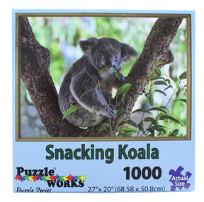 PuzzleWorks 1000 Piece Jigsaw Puzzle | Snacking Koala