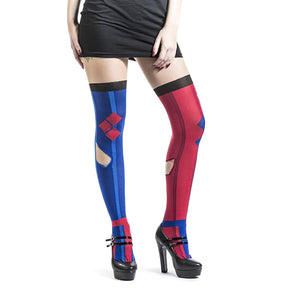 DC Comics Harley Quinn Women's Sheer Costume Tights