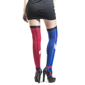 DC Comics Harley Quinn Women's Sheer Costume Tights