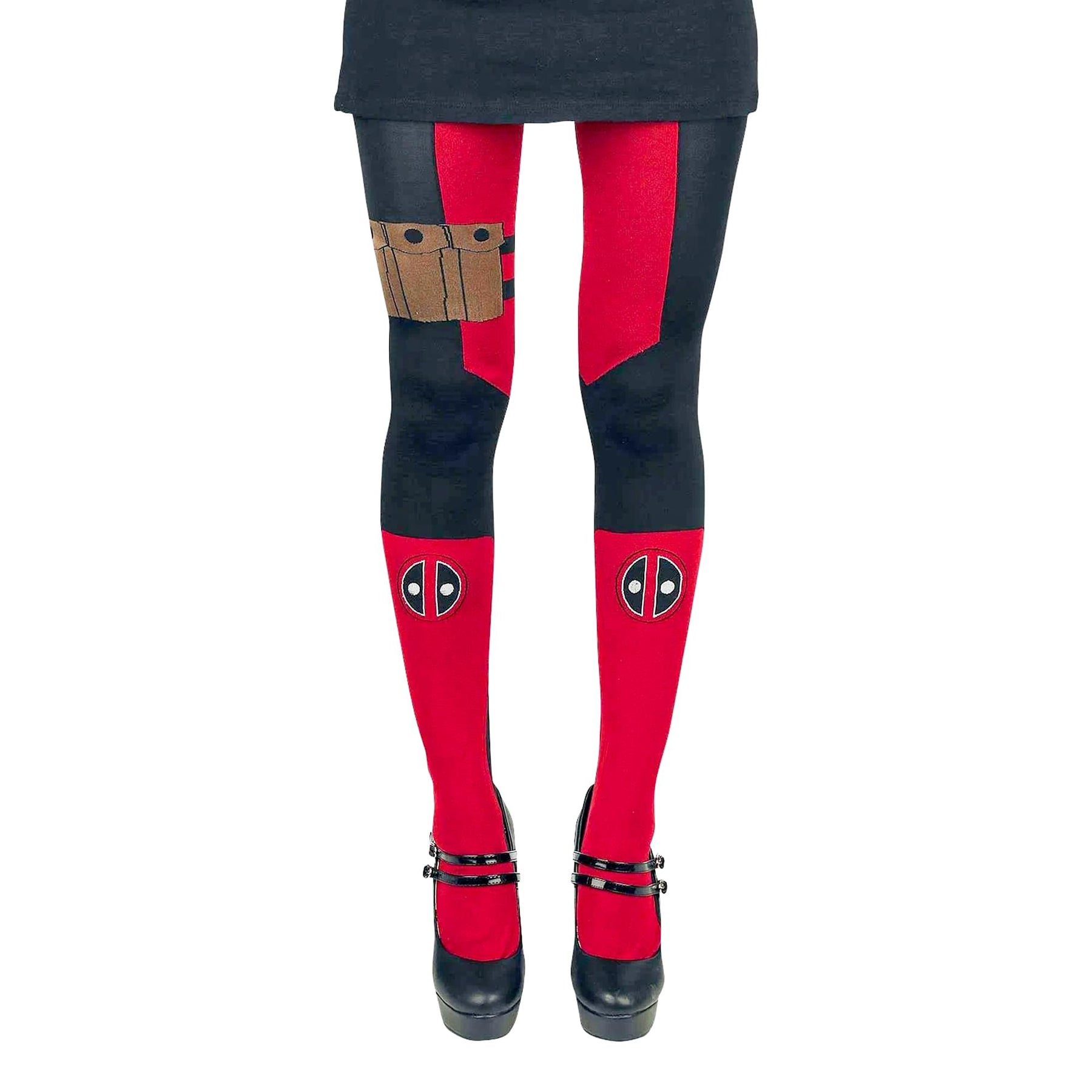 Marvel Deadpool Women's Sheer Costume Tights