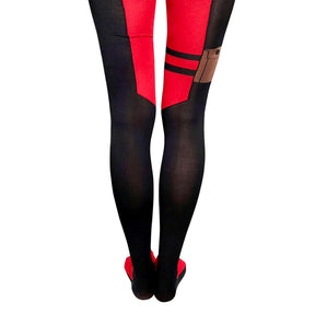 Marvel Deadpool Women's Sheer Costume Tights