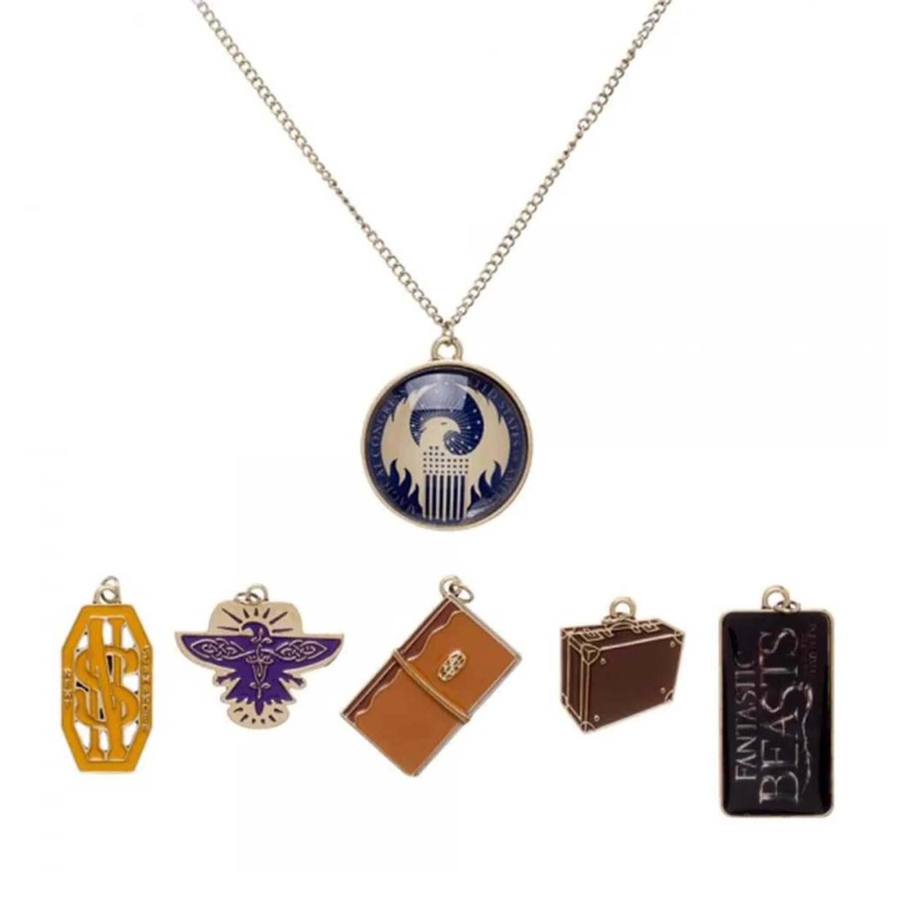 Fantastic Beasts And Where To Find Them 6-Piece Charm Necklace