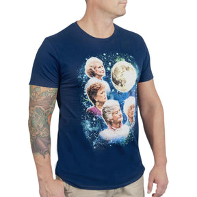 Golden Girls 80's Wolf Moon Men's Funny T-Shirt | Navy