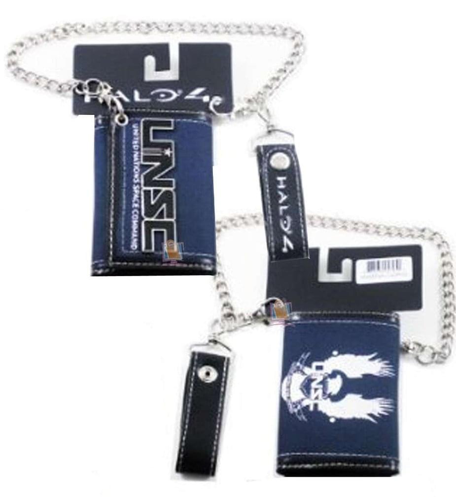 Halo UNSC Metal Badge Chain Wallet