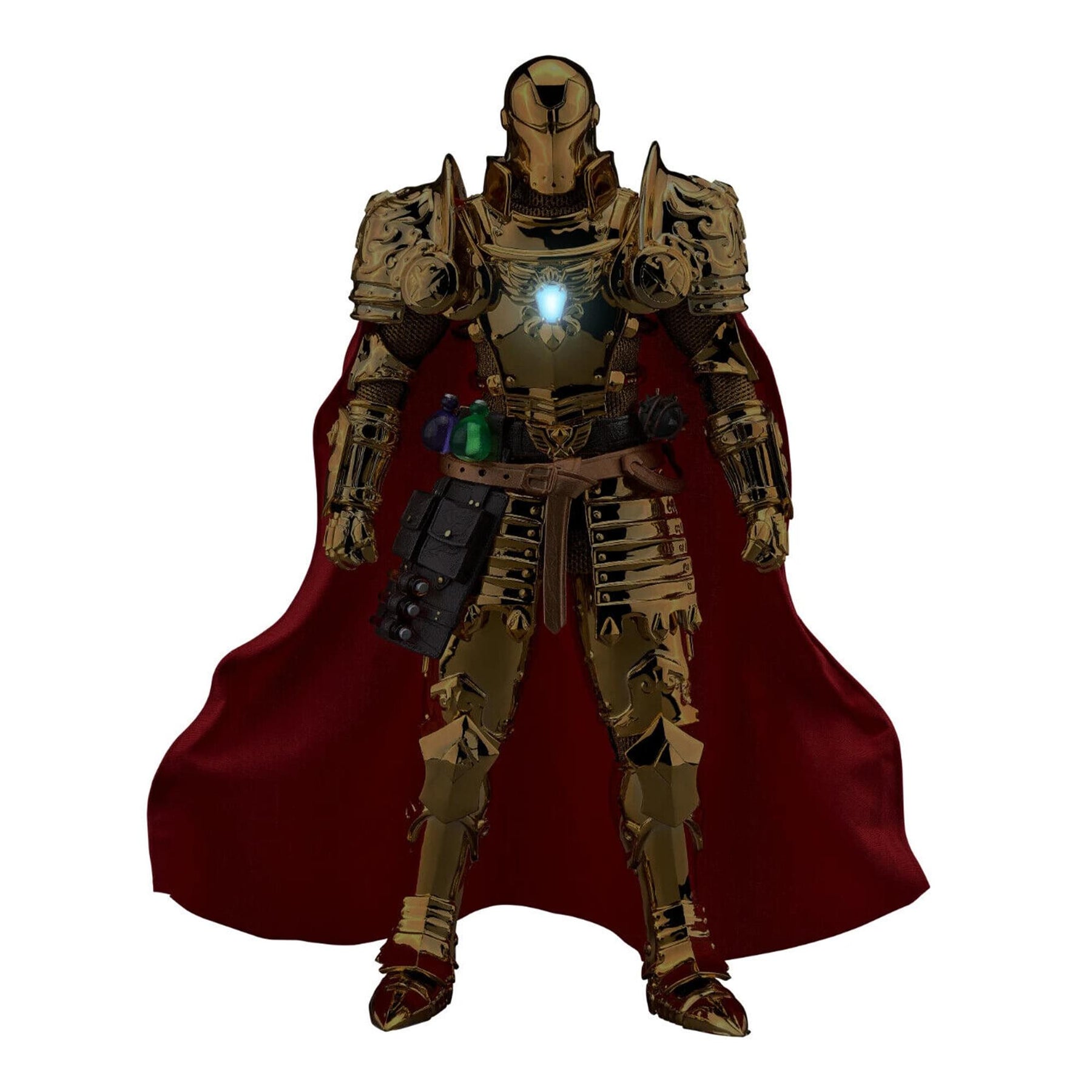 Marvel Medieval Knight Iron Man DAH-046SP Golden PX Action Figure