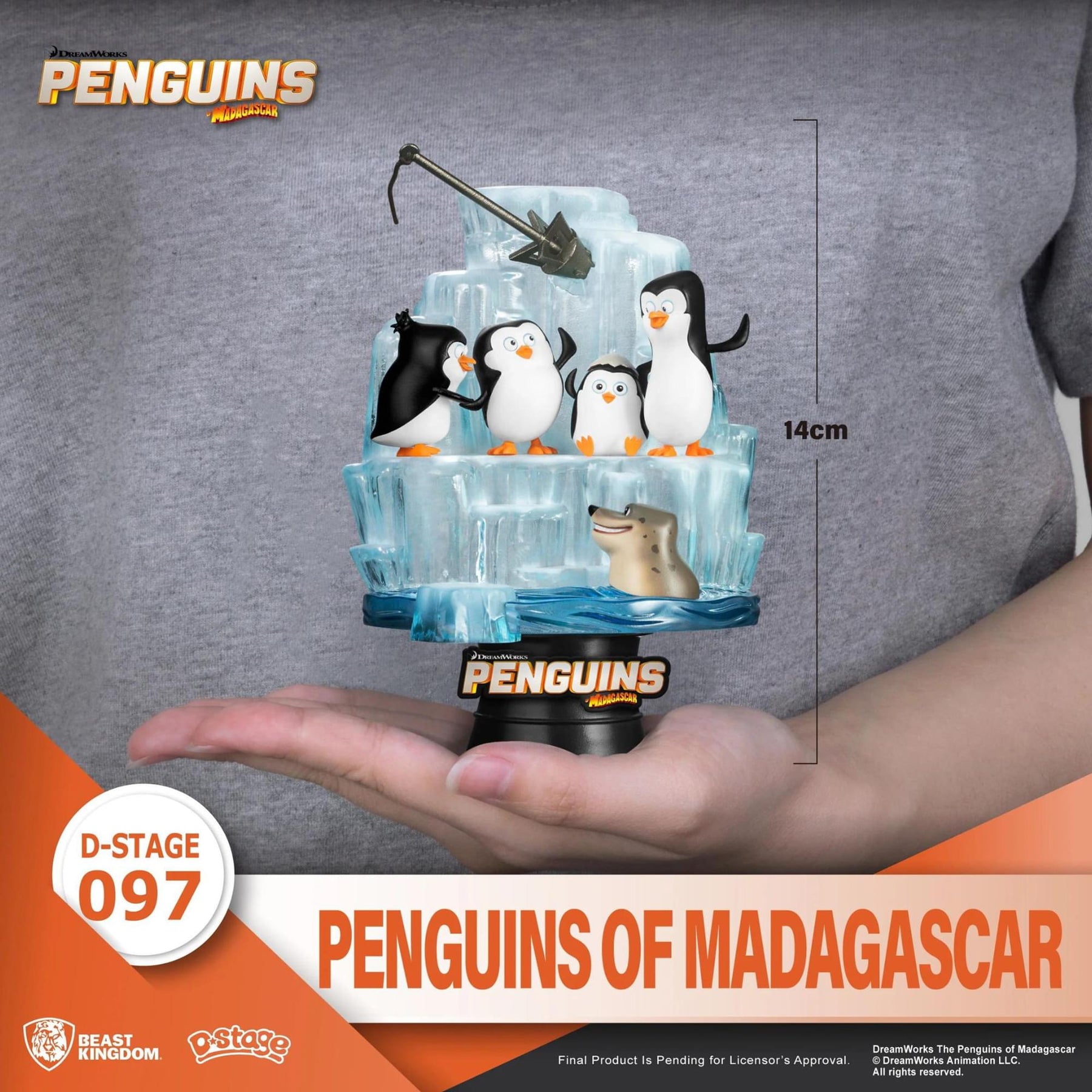 Penguins of Madagascar DS-097 6 Inch D-Stage Statue