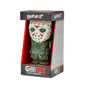 Geeki Tikis Friday The 13th Jason Voorhees | Ceramic Tiki Mug | Holds 26 Ounces