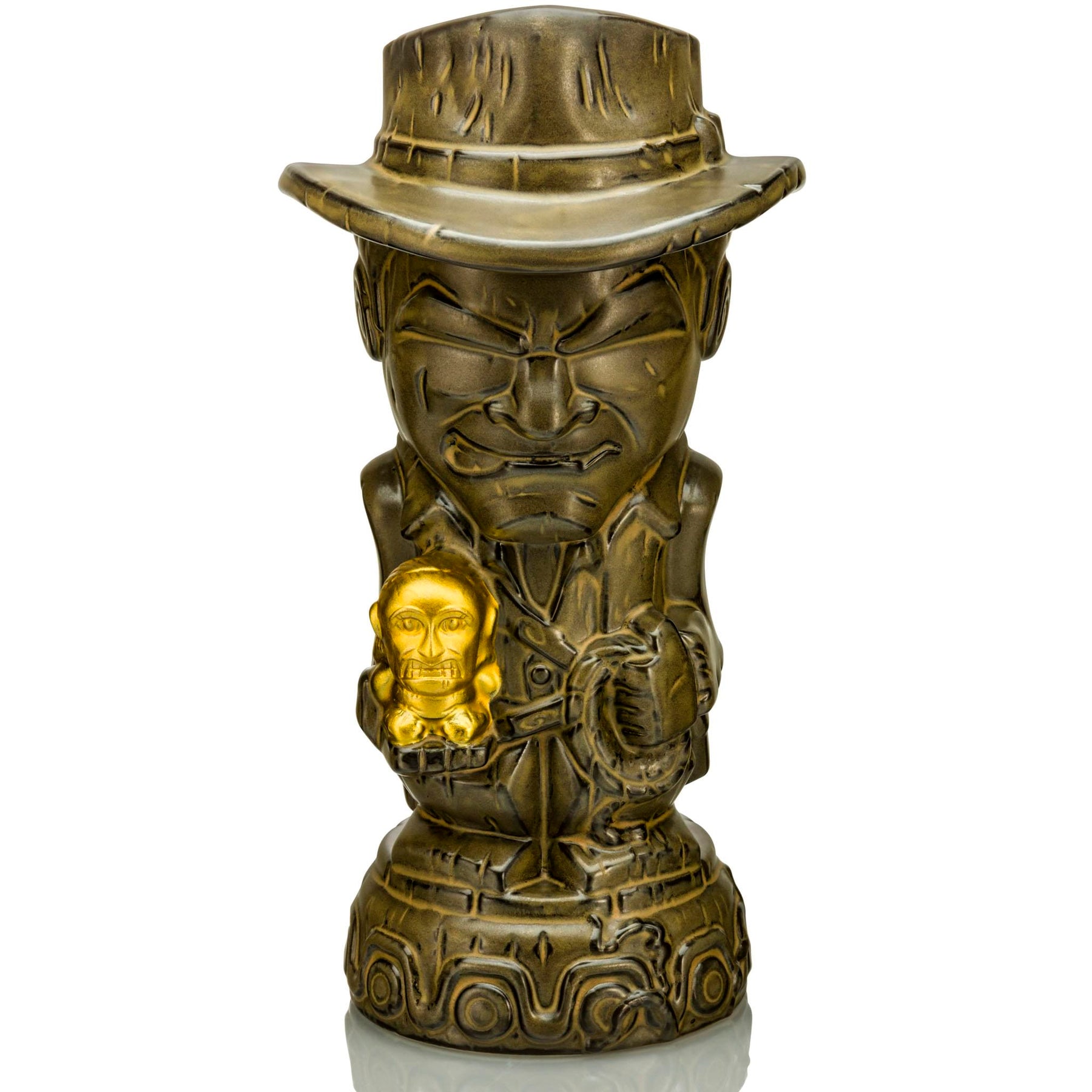 Geeki Tikis Indiana Jones With Fertility Idol Ceramic Mug | Toynk Exclusive