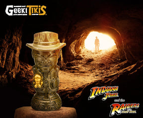 Geeki Tikis Indiana Jones With Fertility Idol Ceramic Mug | Toynk Exclusive