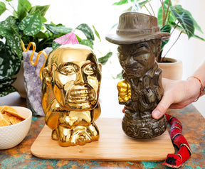 Geeki Tikis Indiana Jones With Fertility Idol Ceramic Mug | Toynk Exclusive