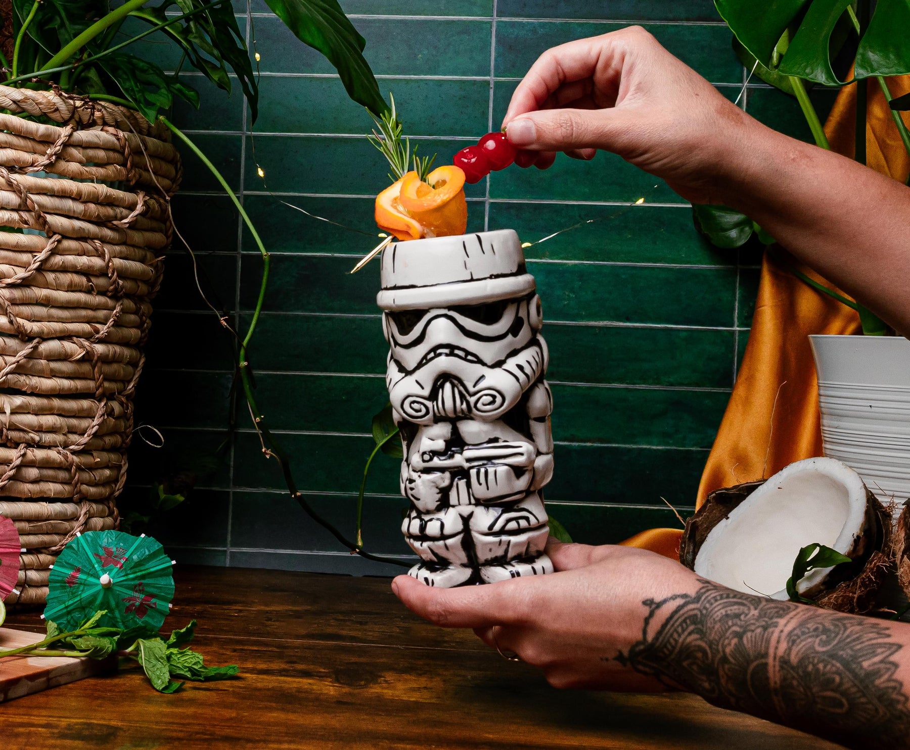 Geeki Tikis Star Wars Stormtrooper V2 Ceramic Mug | Holds 15 Ounces