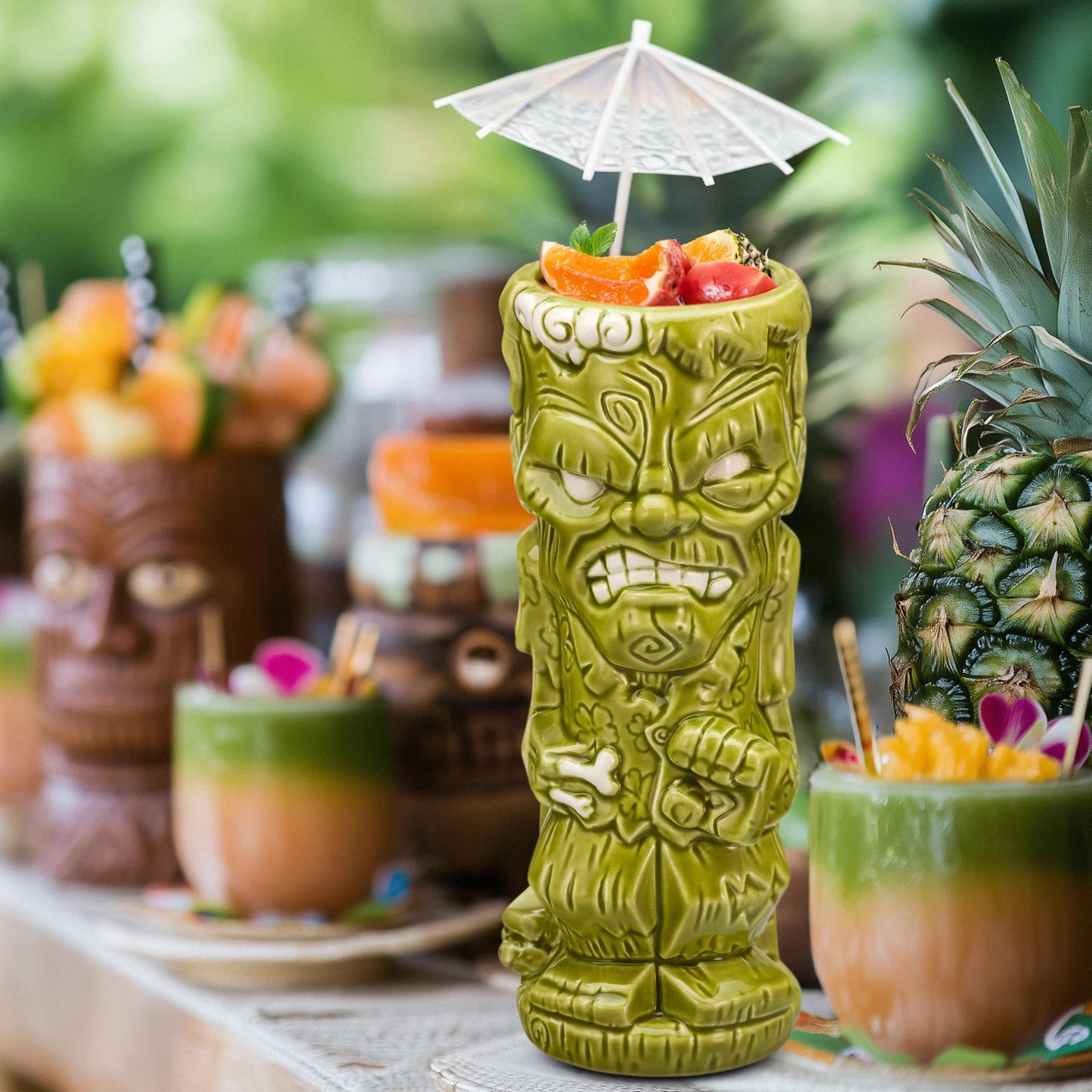 Geeki Tikis Zombie Ceramic Mug | Holds 15 Ounces