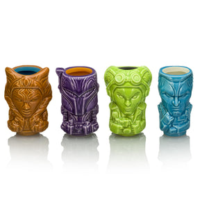 Geeki Tikis Star Wars Ahsoka Ceramic Mini Muglet 4-Pack | Each Holds 3 Ounces