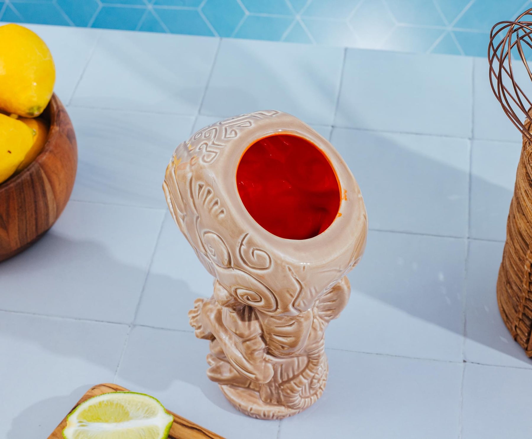 Geeki Tikis Pumpkinhead Ceramic Mug | Holds 22 Ounces