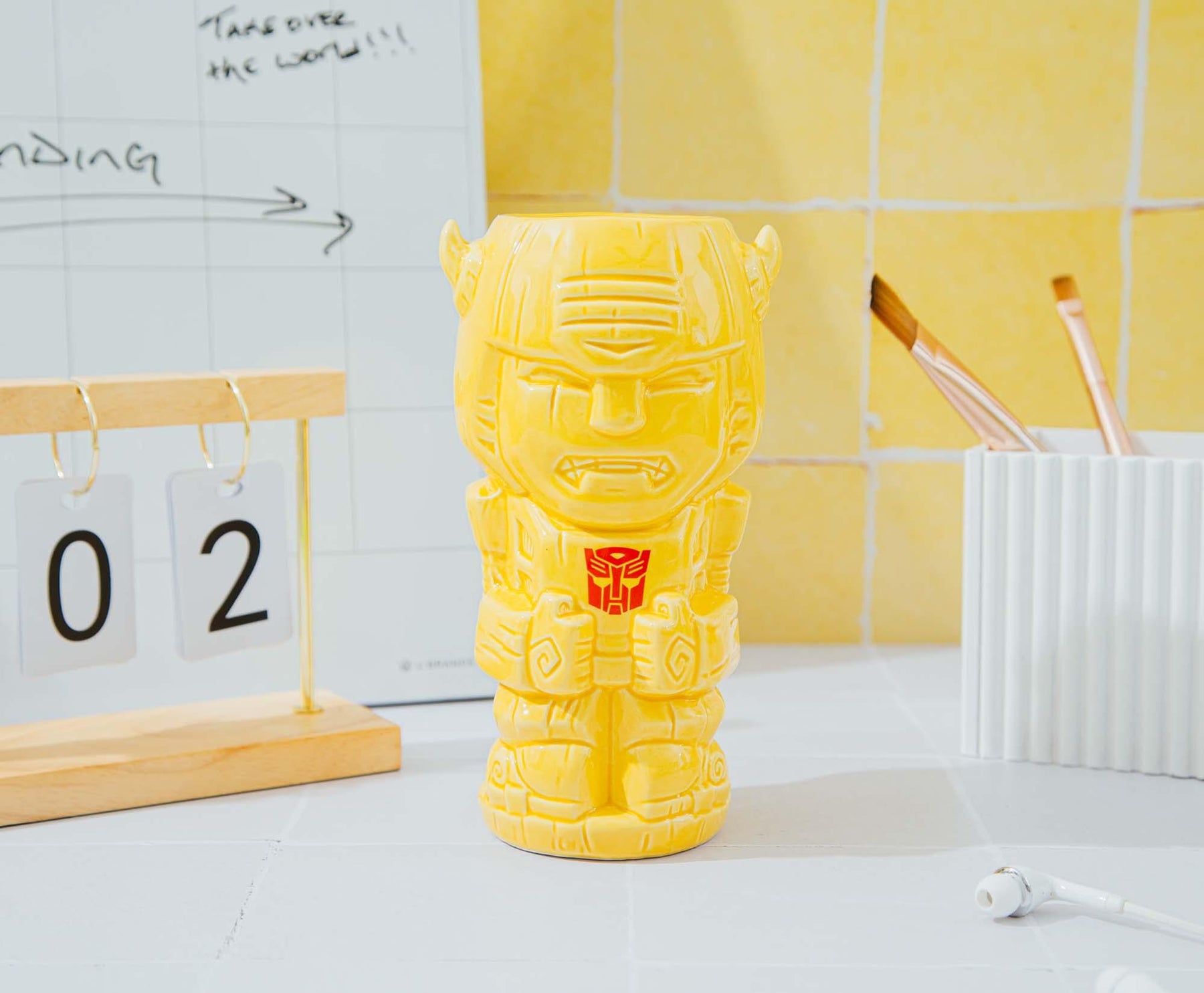 Geeki Tikis Transformers Bumblebee Ceramic Mug | Holds 16 Ounces