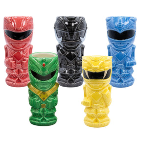 Geeki Tikis Power Rangers Ceramic Mug Set of 5