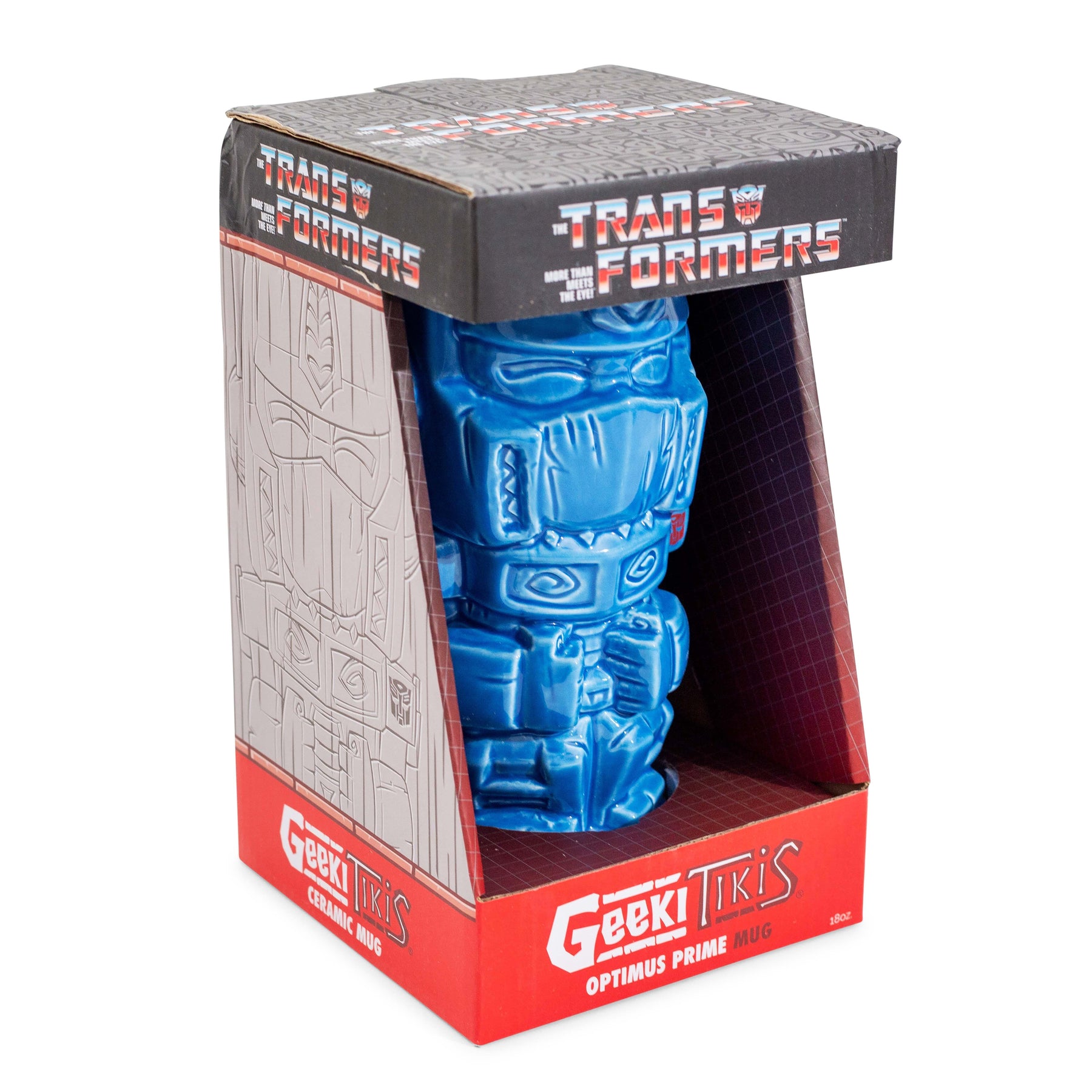 Geeki Tikis Transformers Optimus Prime Ceramic Mug | Holds 18 Ounces