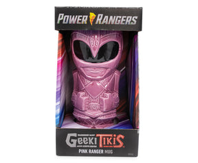 Geeki Tikis Power Rangers Pink Ranger Ceramic Mug | Holds 16 Ounces