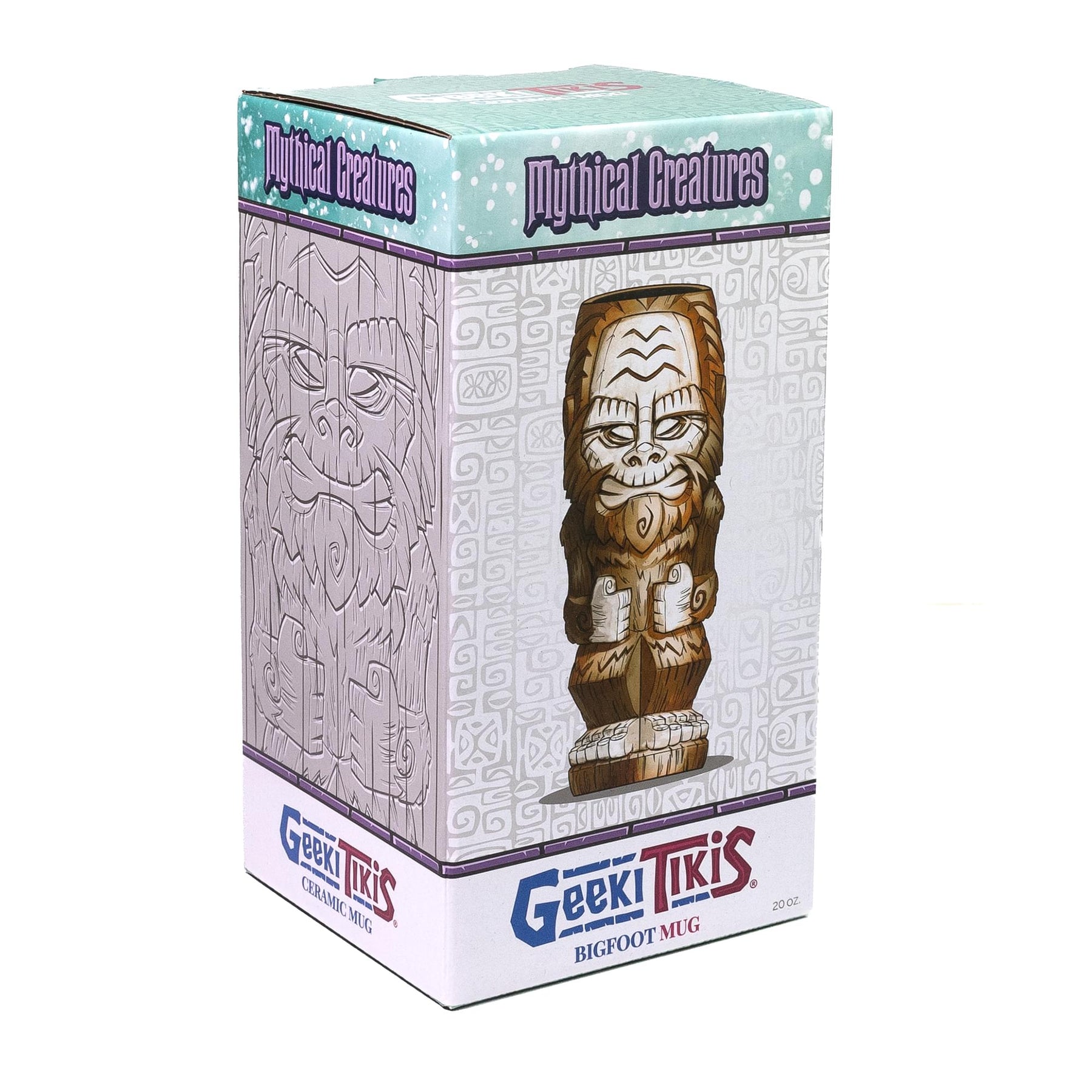 Geeki Tikis Bigfoot Ceramic Mug | Holds 16 Ounces