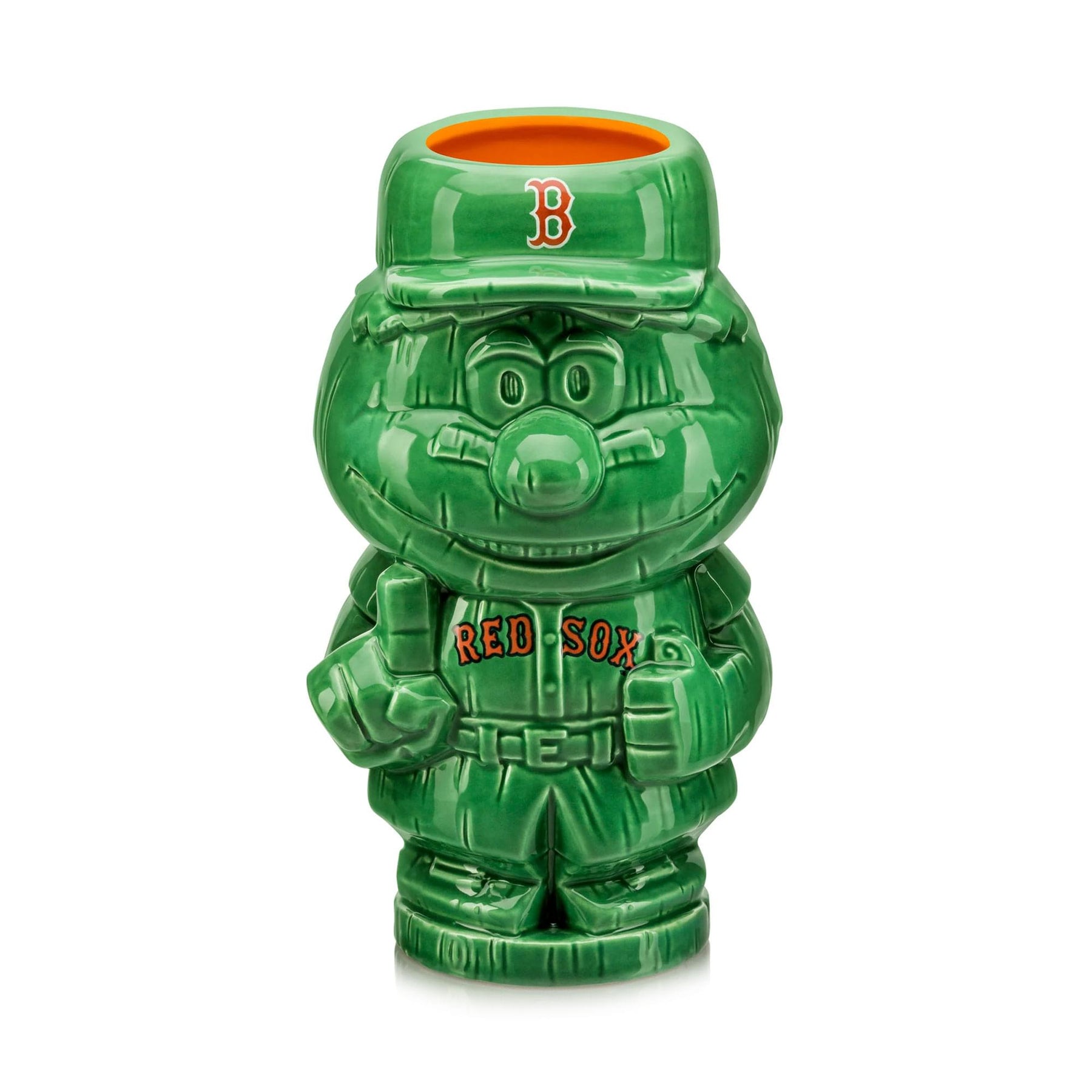 Geeki Tikis MLB Mascot Ceramic Mug | Boston Red Sox, Wally the Green Monster