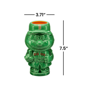 Geeki Tikis MLB Mascot Ceramic Mug | Boston Red Sox, Wally the Green Monster