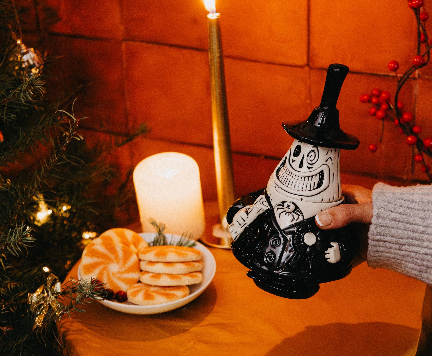 Geeki Tikis Disney The Nightmare Before Christmas The Mayor 16-Ounce Ceramic Mug
