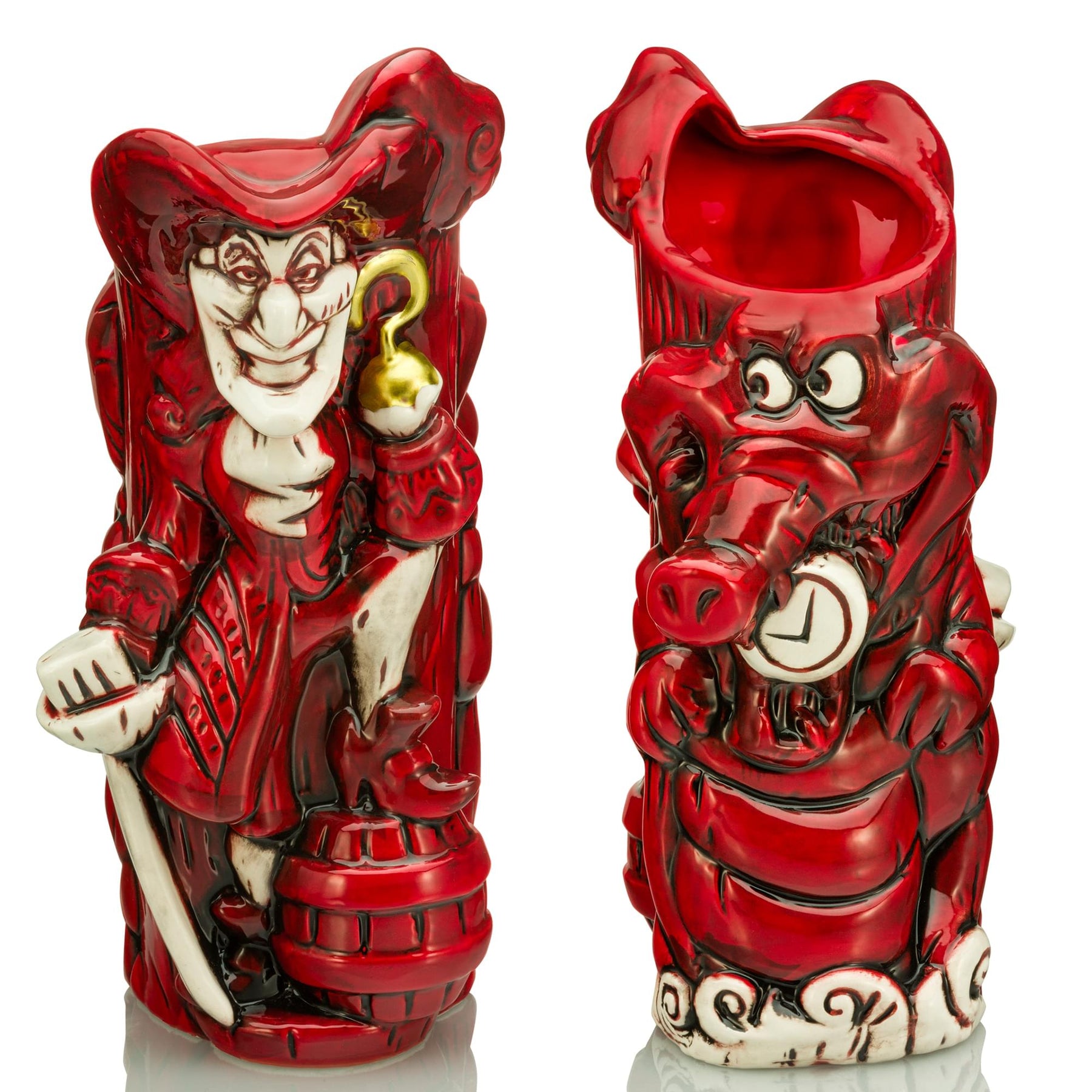 Geeki Tikis Disney Villains Captain Hook Ceramic Mug | Holds 28 Ounces