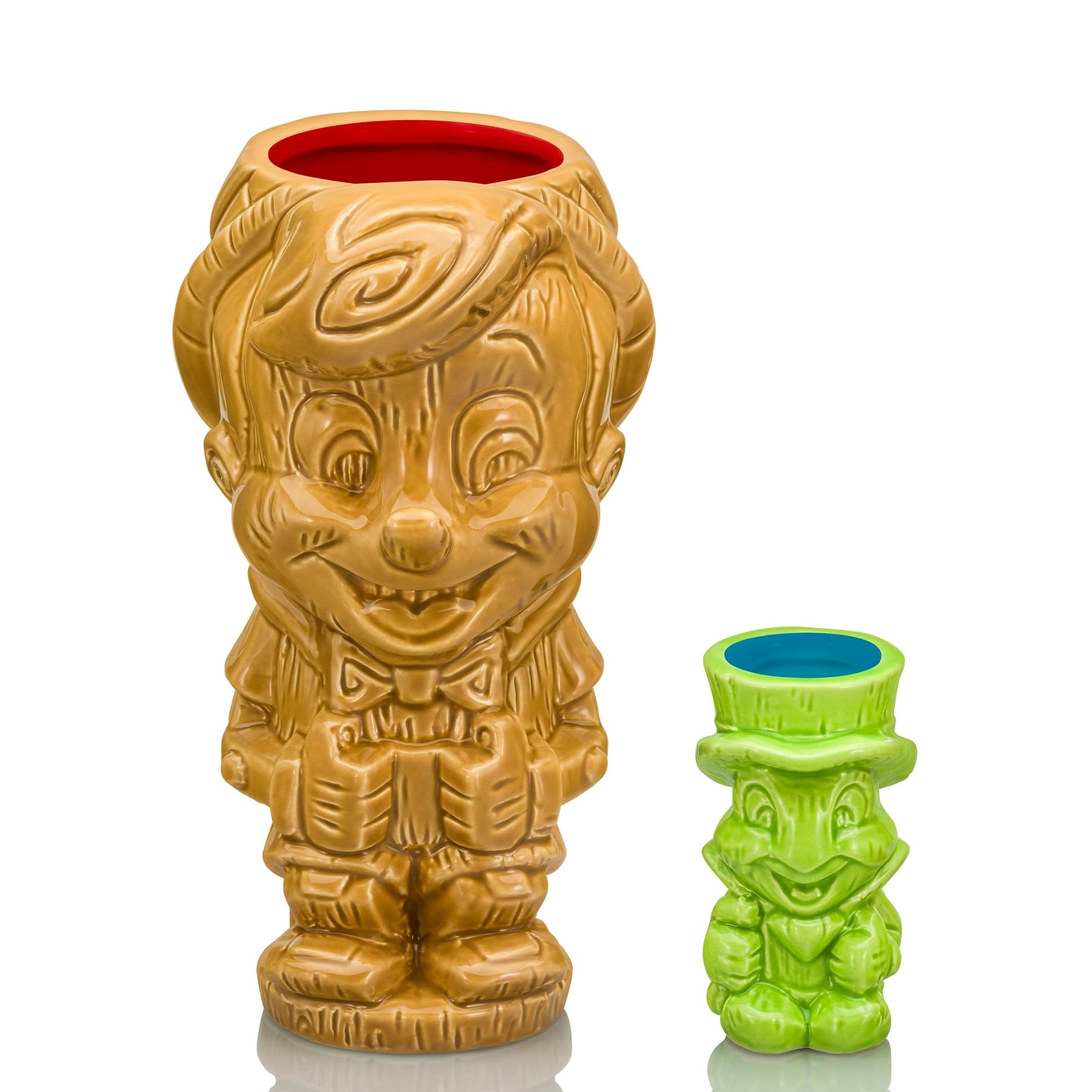 Geeki Tikis Disney Pinocchio and Jiminy Cricket Mug Set