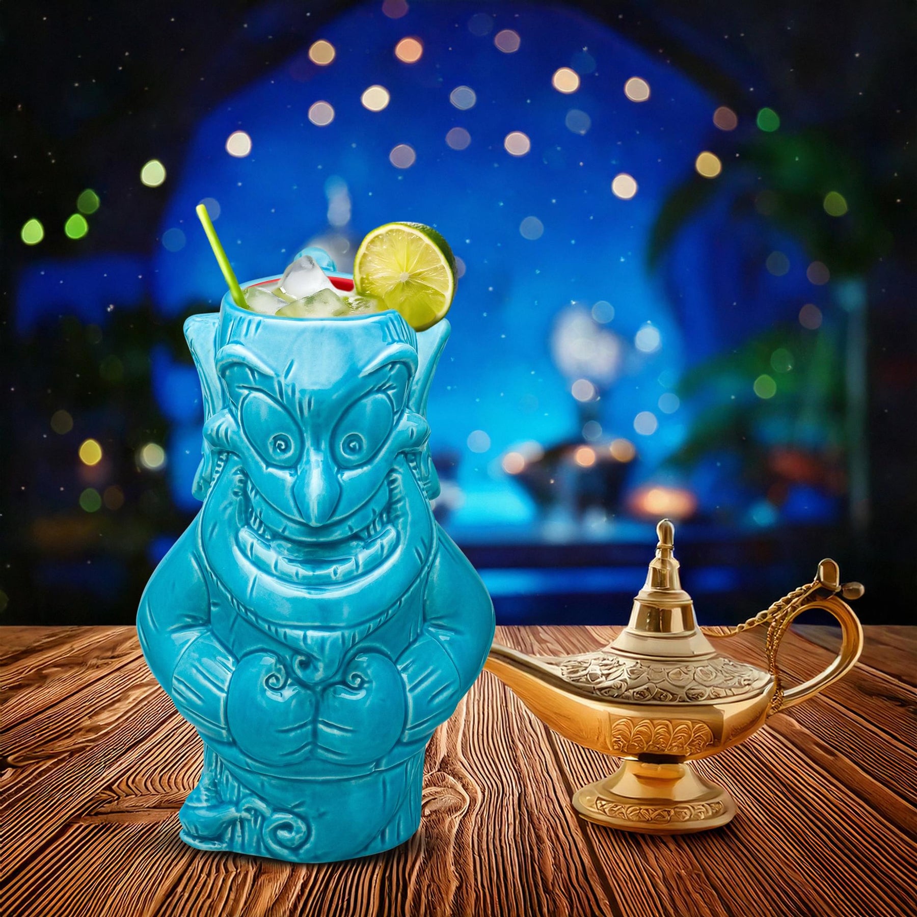 Geeki Tikis Disney Aladdin Genie Ceramic Mug | Holds 21 Ounces