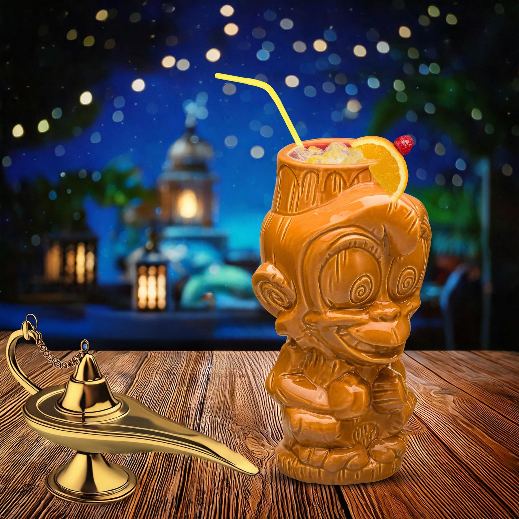 Geeki Tikis Disney Aladdin Abu Ceramic Mug | Holds 16 Ounces