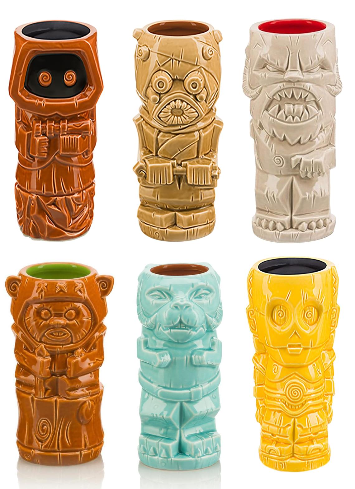 Star Wars Series 2 Ceramic Geeki Tiki Mugs | Set of 6