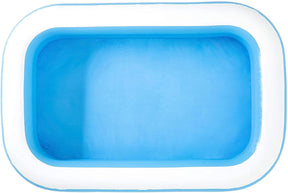 Bestway 54006 Family Blue 8 Foot Rectangular Inflatable Pool