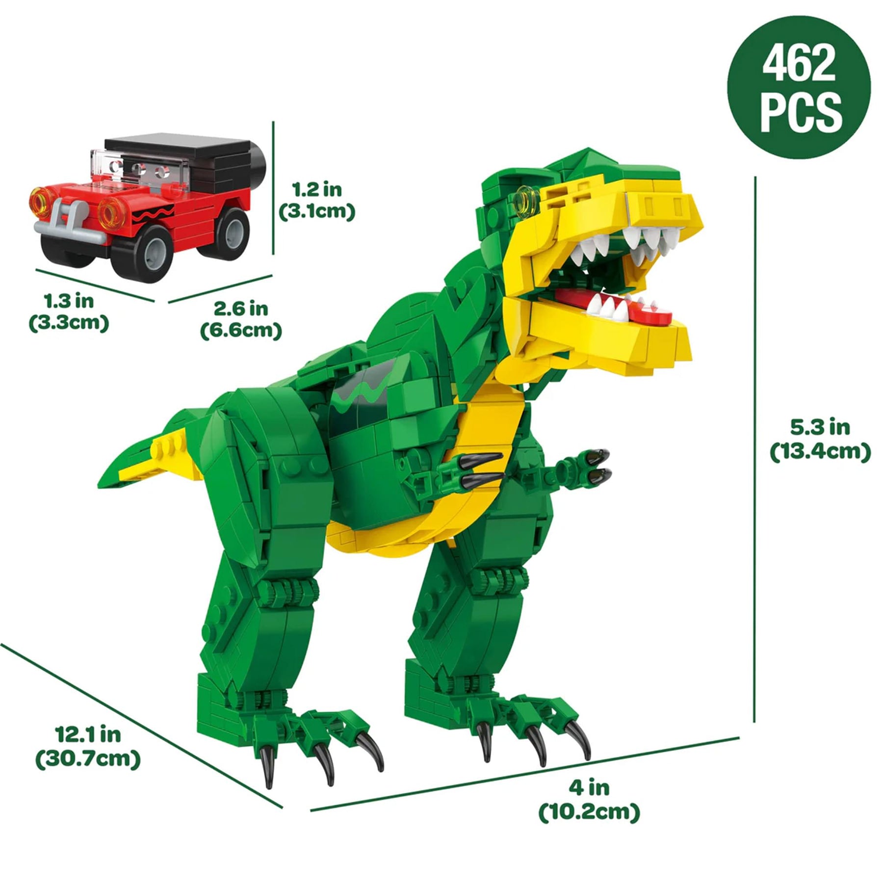 Crayola Tyrannosaurus Rex 463-Piece Brickcraft Building Set